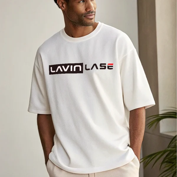 Lavin Lase Solo-Leveling Back Print ,Glow White, Over-size
