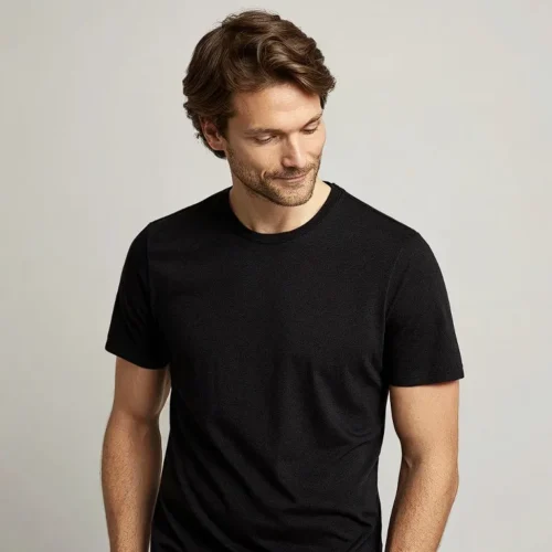 Essential Black Regular-fit