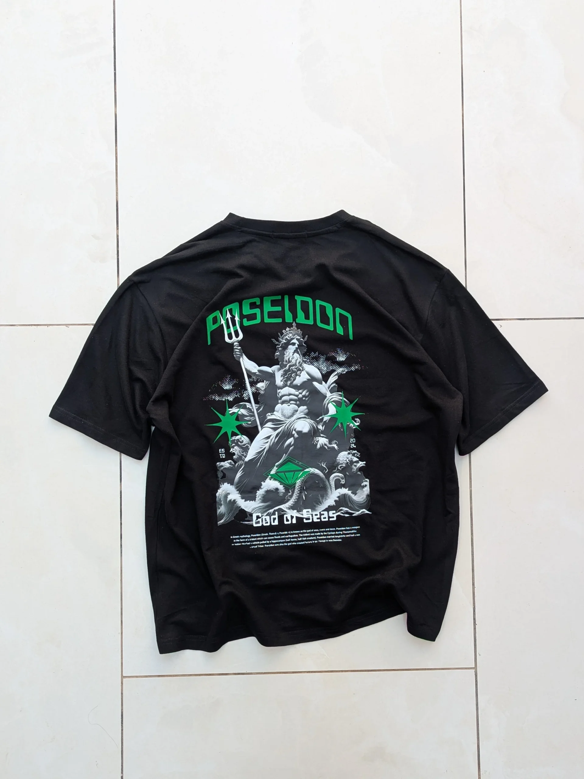 God of Sea-Poseidon | Over-size, Black 1 God of Sea-Poseidon | Over-size, Black