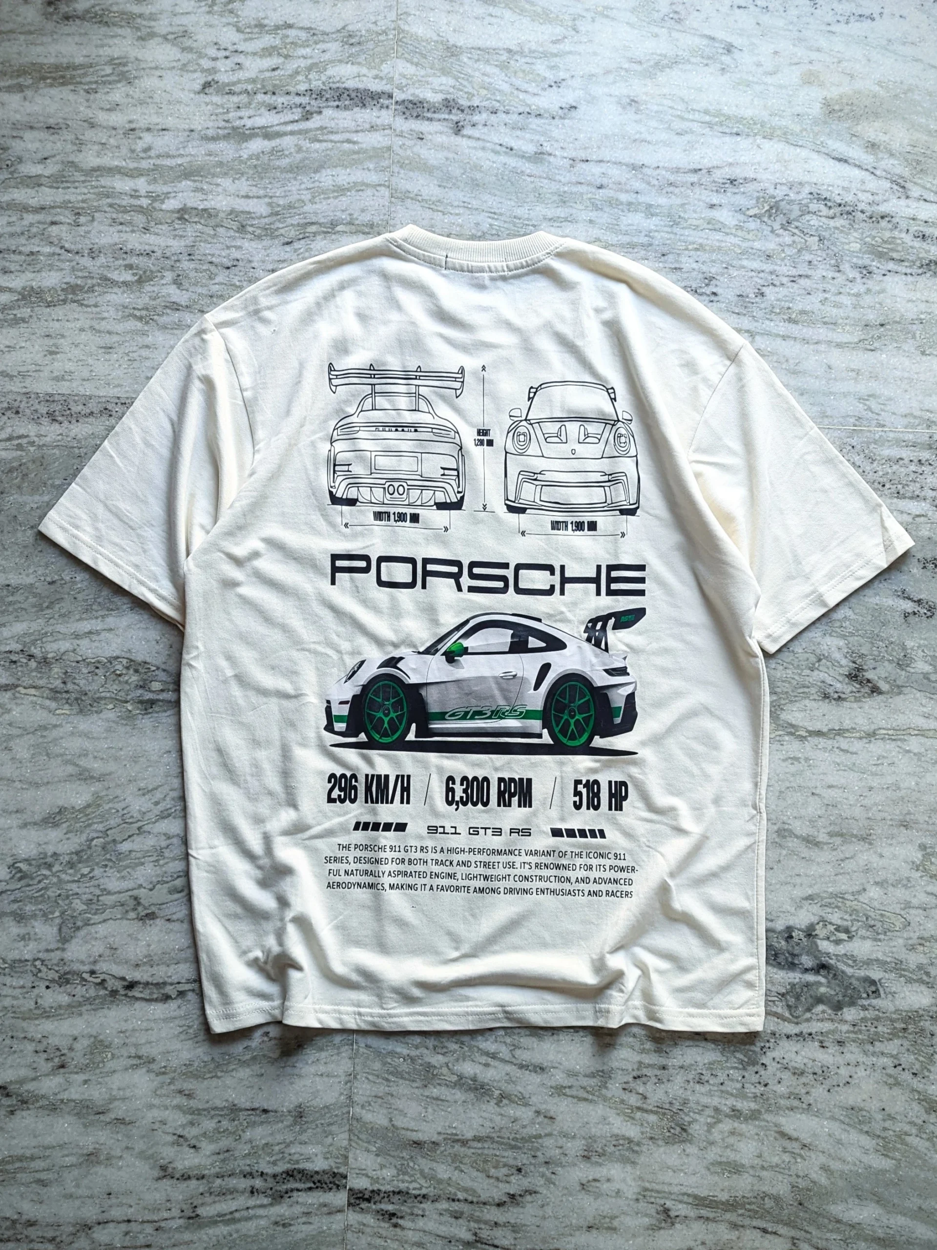 Porsche GT3 RS | Over-size, Black 1 Porsche GT3 RS | Over-size, Black