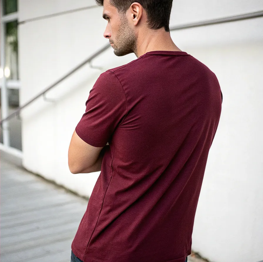 Essential Maroon Regular-fit 4 Essential Maroon Regular-fit - Image 4