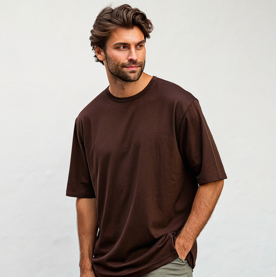 Over-size Dark Brown French