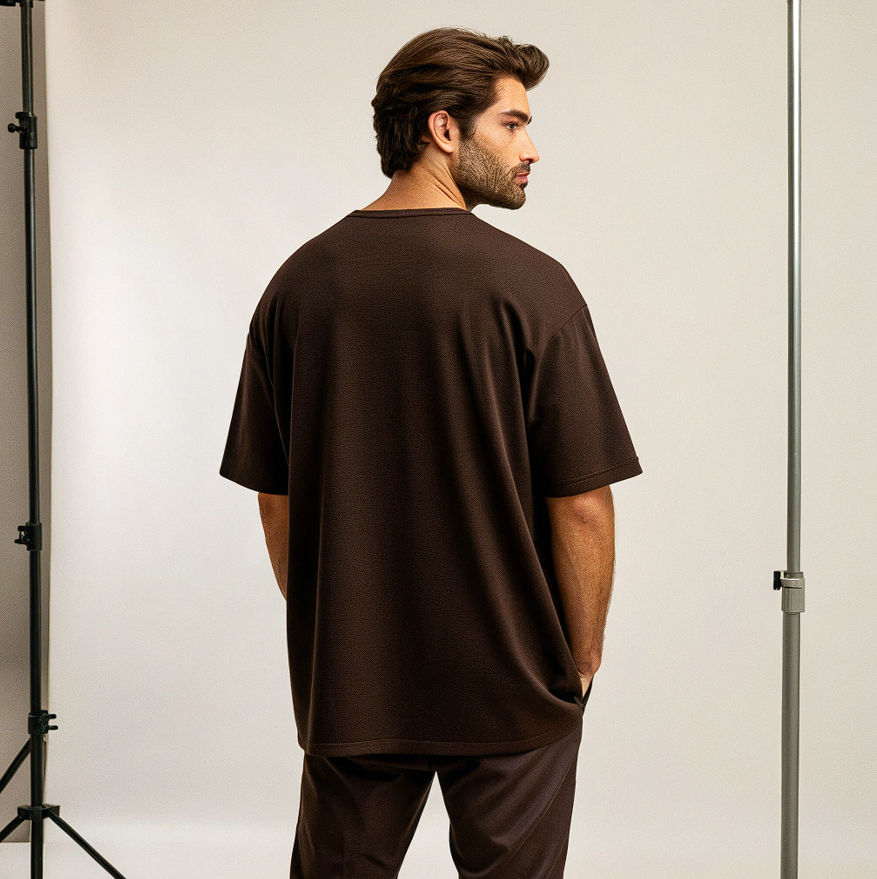 Over-size Dark Brown French - Image 2