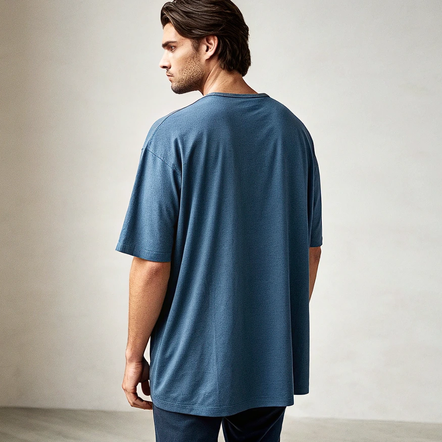 Over-size Ice Blue French - Image 2