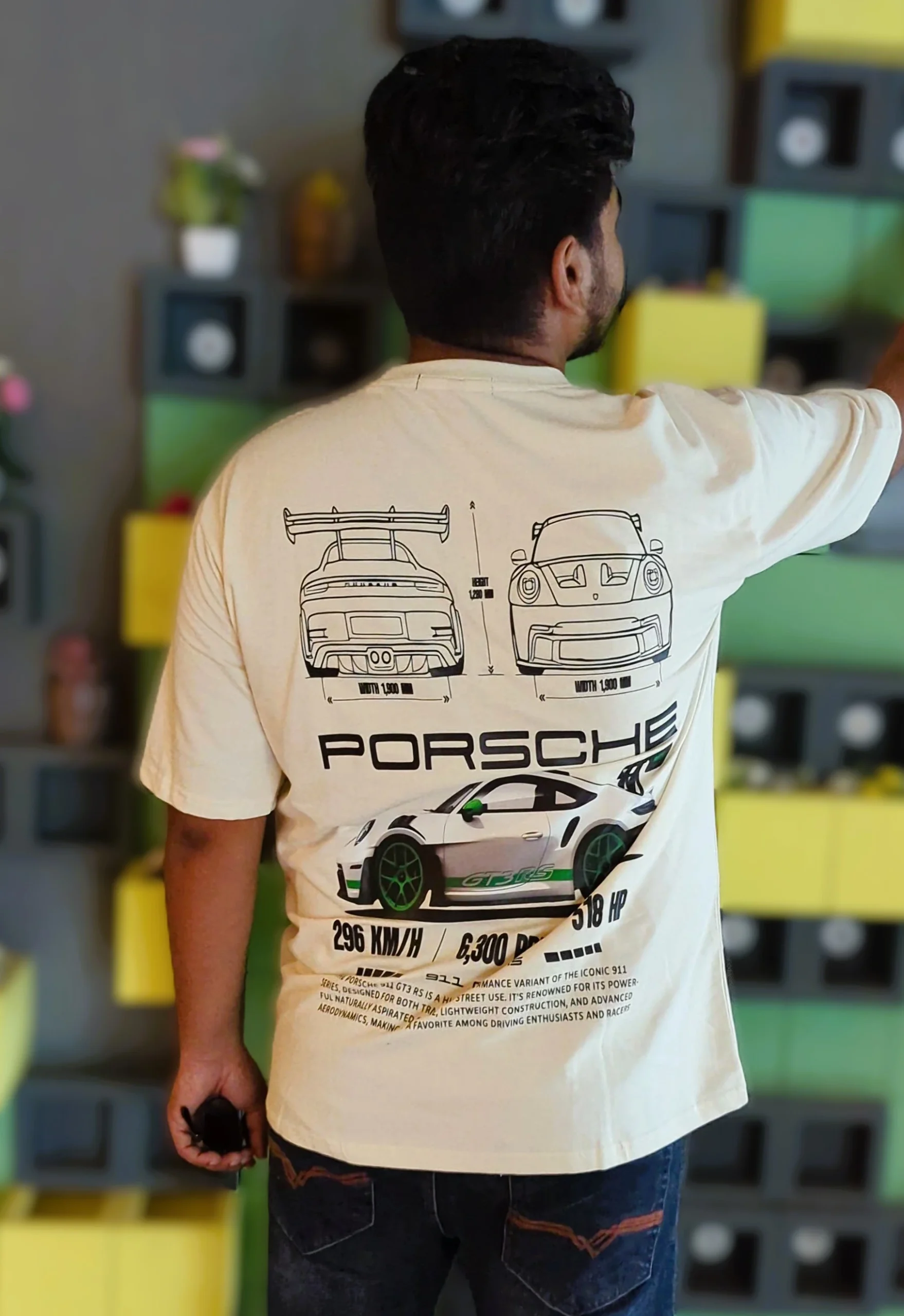 Porsche GT3 RS | Over-size, Black 3 Porsche GT3 RS | Over-size, Black - Image 3