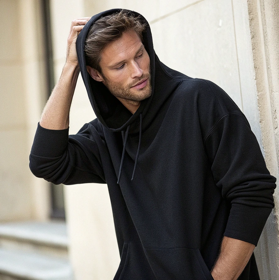 Men's Cotton Brushed Loopknit Hoodie